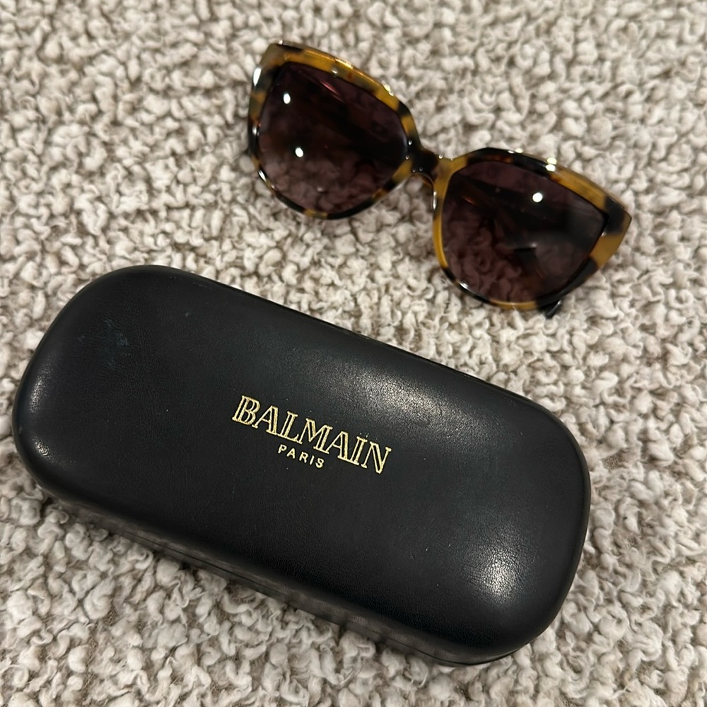 Balmain Tortoise Sunglasses